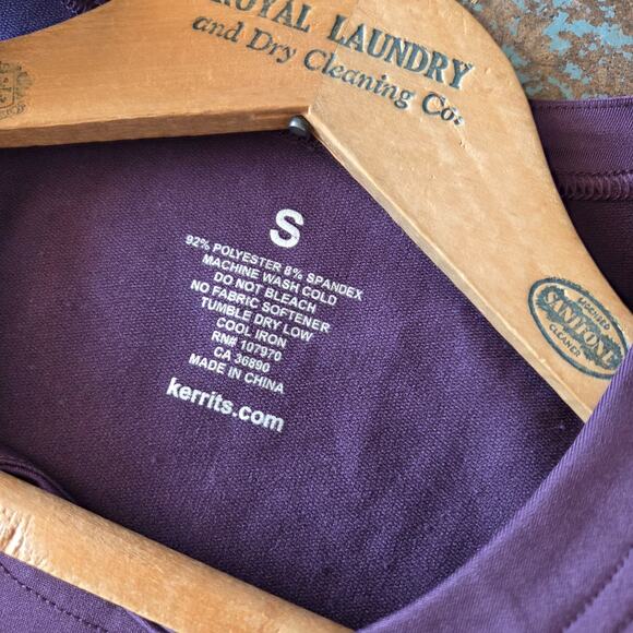 Kerrits Straight Line Sport Tank Top Size S Equestrian Riding Sleeveless Purple - Picture 5 of 6